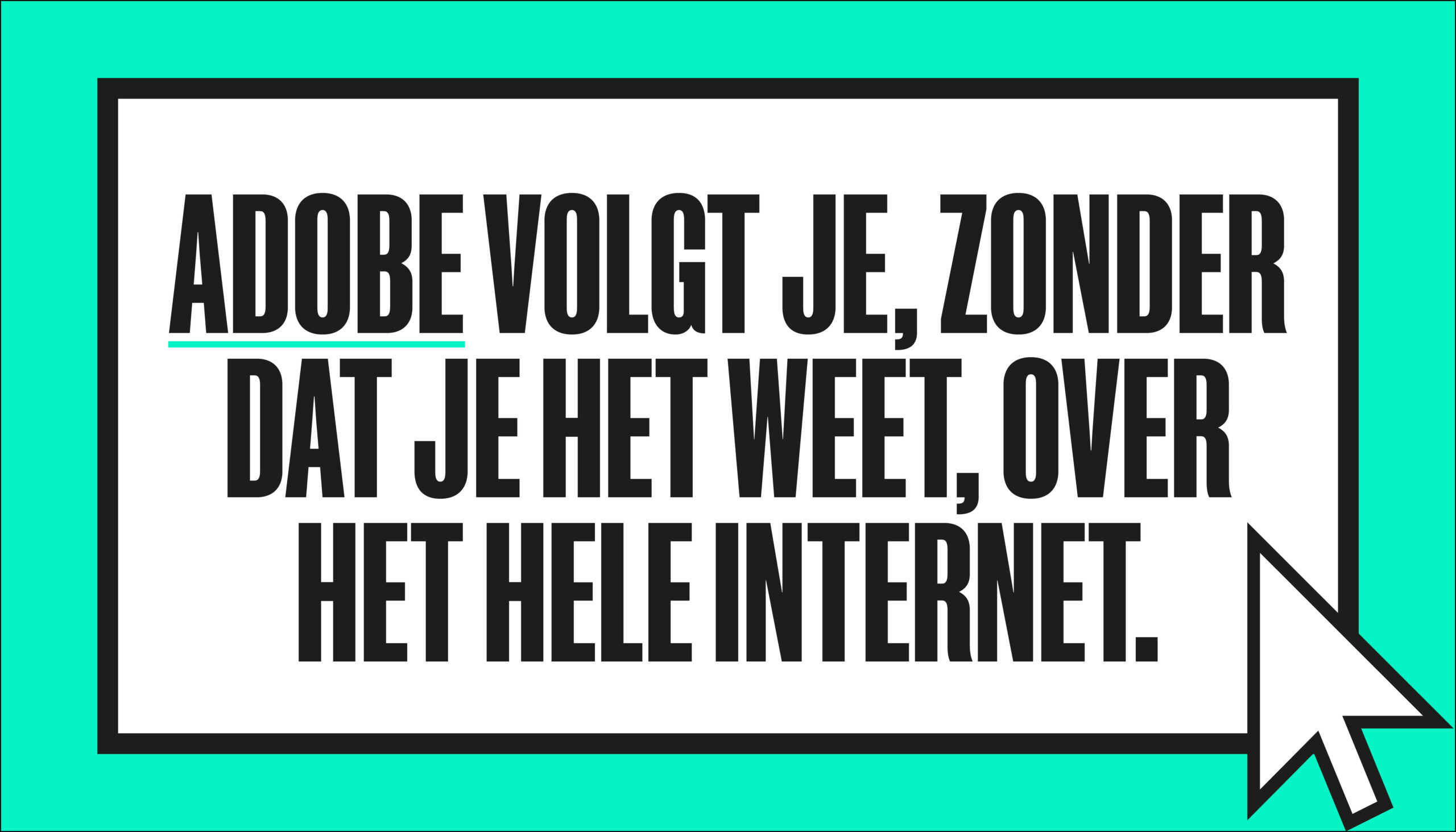 Adobe volgt je zonder dat je het weet